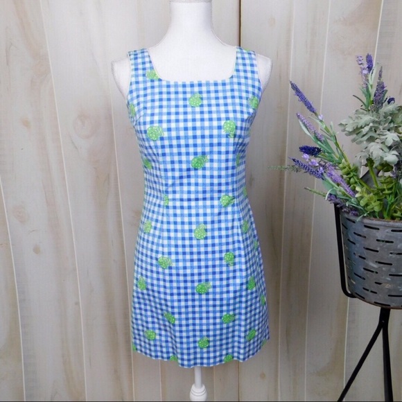 Lilly Pulitzer Dresses & Skirts - Lilly Pulitzer Hermit Crab Picnic Check Dress